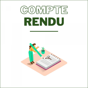 Compte rendu de réunion
